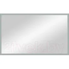 Континент Зеркало Frame Silver Led 100x70