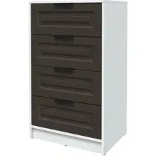 Комод Интерлиния Концепт КТ-К60 Деко (белый платинум/дуб английский)