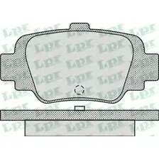 Тормозные колодки дисковые задняя ось LPR 05P874