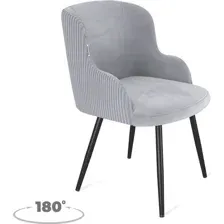 Стул Sheffilton SHT-ST39-4/S1470-VP (стальной серый/вельвет/черный муар)