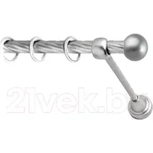 Карниз для штор Lm Decor Шар малый 124 1р витой (сатин, 3м)