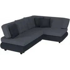 Угловой диван Sundays Home Рица (велюр серый)