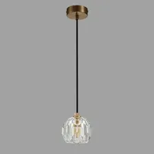 Подвесная люстра Belfast Clifton D3315-1 GL CL (прозрачный)