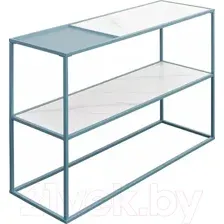Консольный столик Bergenson Bjorn Mayen / BB0000504 (белый/бирюзовый)