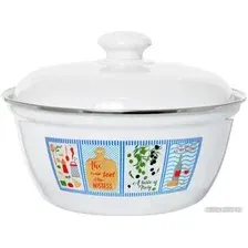 Салатник Эстет Вкус Италии ЭТ-72652 (с крышкой)