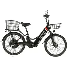 Электровелосипед Samebike Е-Alfa New со стальной рамой SB-E-ALFA750-3 (черный)