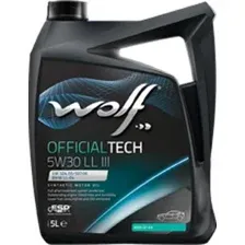 Моторное масло Wolf Official Tech 5W-30 LL III 5л