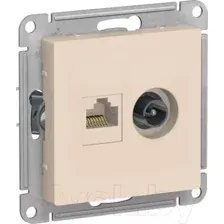 Розетка Systeme (Schneider) Electric AtlasDesign ATN001289 (песочный)