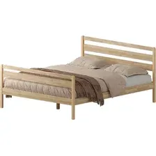 Кровать Домаклево Лето 160x190+В3+Н3 (натуральный)