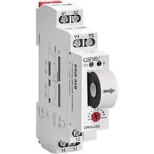 Реле тока GEYA Реле контроля тока GRI8-05B, In=(2_20A) AC/DC, 1CO, 10A(250VAC), Uпит 24_240VAC/DC, Imax/Imin, встроенный ТТ D=8mm, 1M