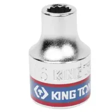 ГОЛОВКА ТОРЦЕВАЯ СТАНДАРТНАЯ ДВЕНАДЦАТИГРАННАЯ 3/8'', 6 ММ 333006M KING TONY
