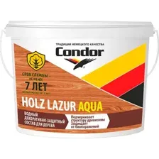 Состав Condor Holz Lazur Aqua махагон, 9кг