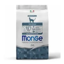 Сухой корм Monge Cat Speciality Line Monoprotein Sterilised для стерилизованных кошек, из форели 400гр
