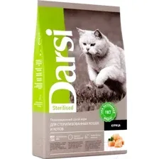 Корм Darsi для кошек, Sterilised, курица, 1,8 кг