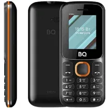 Мобильный телефон BQ Step XL, BQ-2820, черный/оранжевый