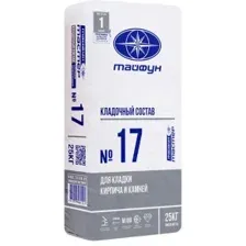 Кладочная смесь Тайфун Мастер 17, 25 кг