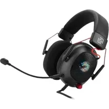 Наушники Оклик HS-L305G (черный/красный)