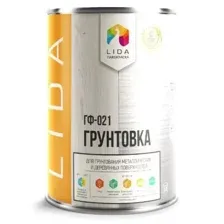 Грунтовка ГФ-021 LIDA красно-коричневая 2кг арт.11057 Лакокраска ОАО
