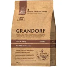 Сухой корм для собак Grandorf Medium & Maxi Breeds Duck & Turkey (с уткой и индейкой) 3 кг