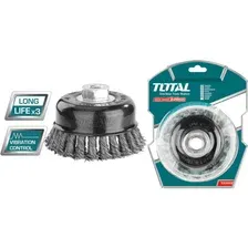 Проволочная щетка Total TAC32045, 100 мм