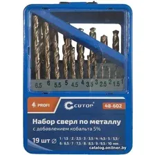 Набор сверл Cutop 48-602 (19шт)