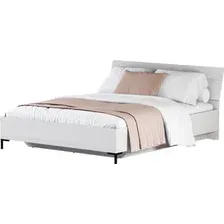 Кровать Black Red White Domenica LOZ160х200 с ПМ (белый)