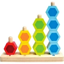 Сортер Hape Цветные соты E0504-HP