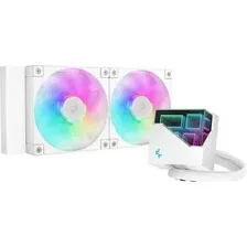 Кулер для процессора Deepcool LT240 ARGB / R-LT240-WHAMNC-G-1 (белый)