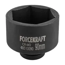 FORCEKRAFT - Торцевая головка, ударная, глубокая,1", 90мм,6гр / FK-48510090