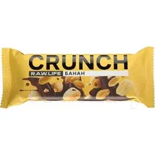 Набор протеиновых батончиков R.A.W. Life Crunch Банан (12x40г)
