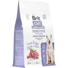Сухой корм для собак Brit Dog Adult Sensitive Healthy Digestion с индейкой и ягненком 1.5 кг