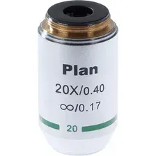 Объектив для микроскопа Микромед 20x/0.4л беск/0.17 / 10589