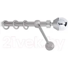 Карниз для штор Lm Decor Мельба 041 1р гладкий (сатин, 2м)