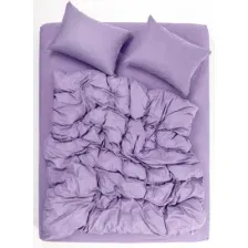 Комплект постельного белья Urban Family Лавандовый 1.5сп 50x70 / 615 (резинка)