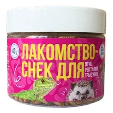 Лакомство-снек для грызунов, птиц, рептилий 0,04кг