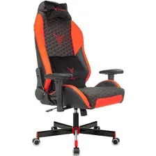 геймерское кресло Бюрократ Knight Neon, красный