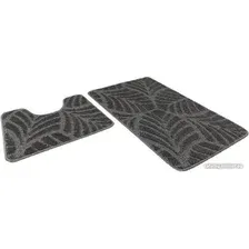 Набор ковриков Shahintex Актив Icarpet 001 60x100/60x50 836109 (серый 50)