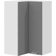 Шкаф навесной Трия Габриэлла 1ВВ6УП (белый/титан)