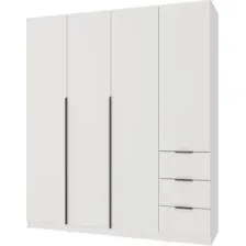 Шкаф Mio Tesoro Мельбурн 4DG3S (белый)