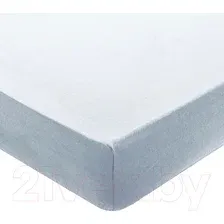 Простыня Миланика Серый на резинке 200x200 (поплин г/к)