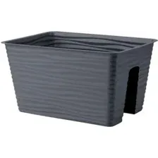 Кашпо FormPlastic Sahara 4450-014 (антрацит)