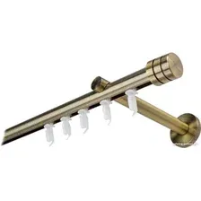 Карниз для штор Lm Decor Цилиндр 19мм 1р (антик, 3.0м)