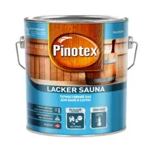 Лак акриловый PINOTEX Lacker Sauna 20 полуматовый 2,7 л