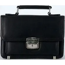 Мужская сумка Poshete 250-9623-BLK (черный)