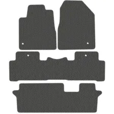 Комплект ковриков для авто Alicosta Honda Pilot (suv / YF4) 3 ряд 2008 - 2015 (серый)