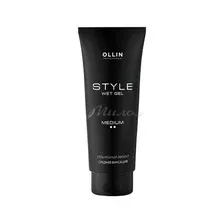 Гель для укладки волос Ollin Professional Style Мокрый эффект средней фиксации  (200мл)