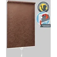 Рулонная штора Delfa Сантайм Жаккард Венеция СРШП-05В 29513 (48x170, шоколад)