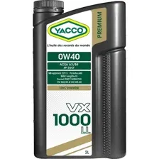 Моторное масло Yacco VX 1000 LL 0W-40 2л