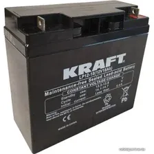 Аккумулятор для ИБП KRAFT LP12-18 (12V/18Ah)