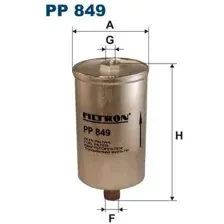 Топливный фильтр Filtron PP849